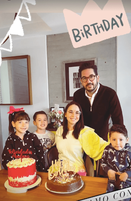 Andrea Torre celebra su cumpleaños 42.