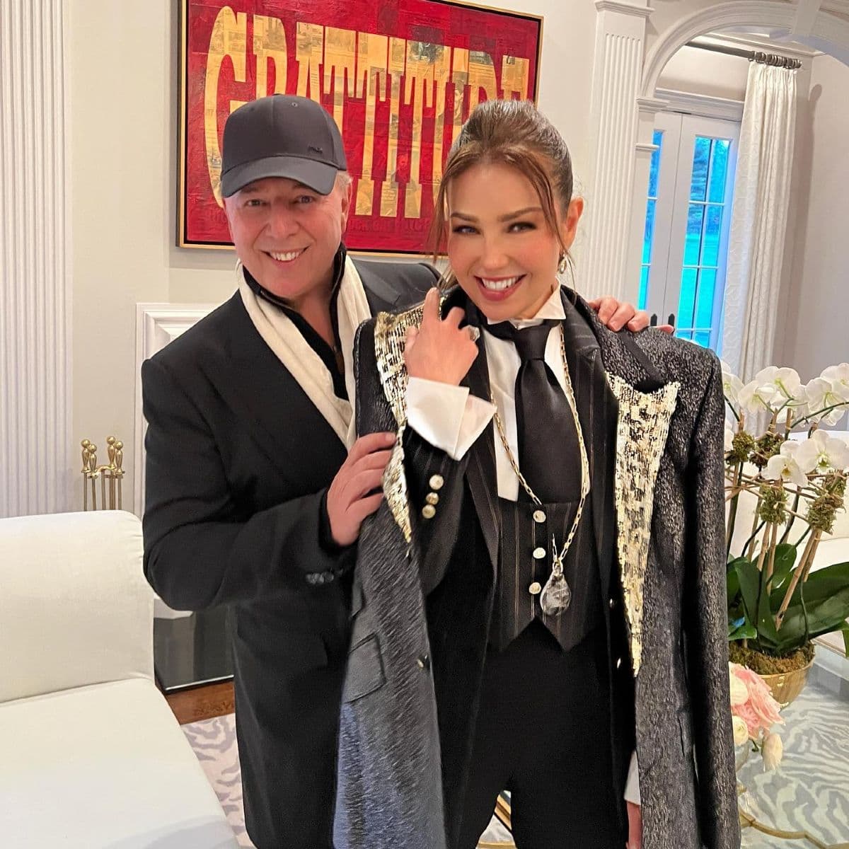 Thalía recuerda el inicio de su historia de amor con Tommy Mottola