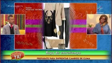 MODA: Ropa para los cambios de clima