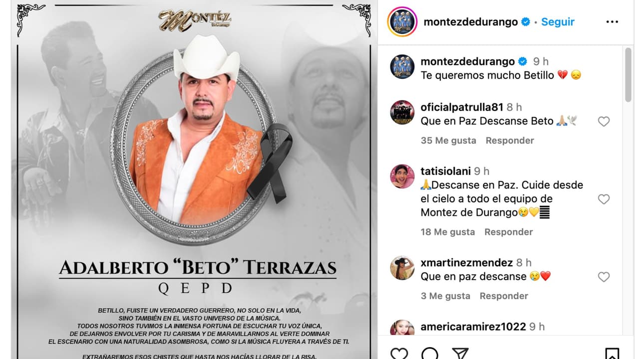 Muere Beto Terrazas.