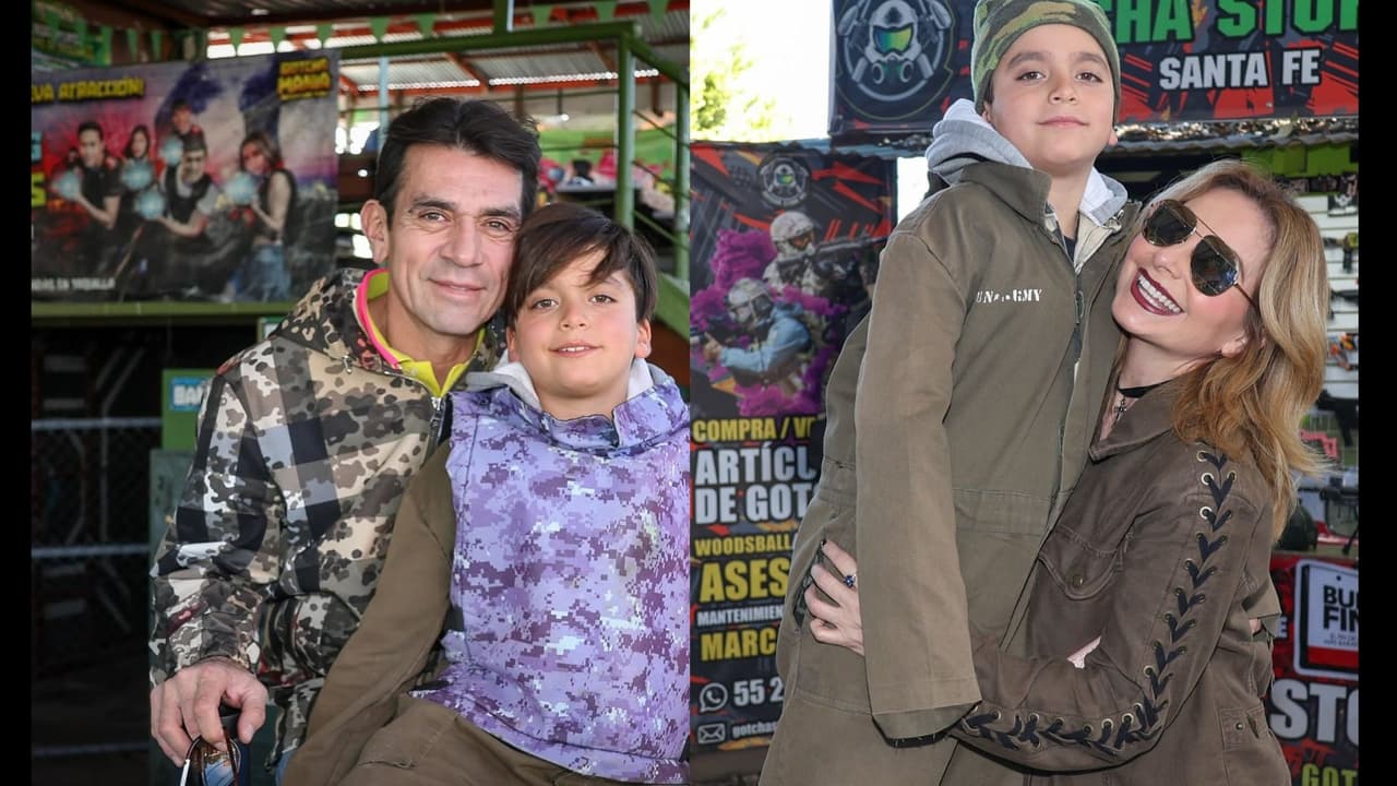 El hijo de Jorge Salinas y Elizabeth Álvarez tuvo una fiesta con temática de gotcha