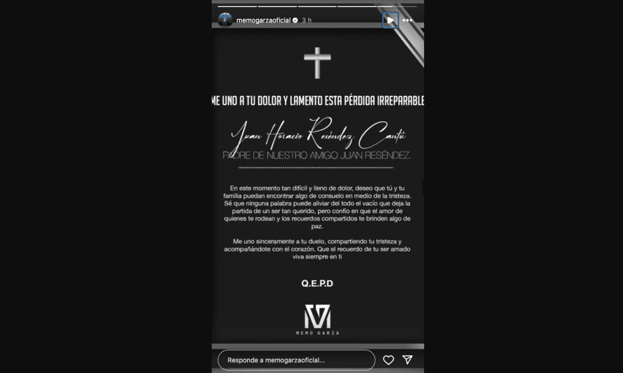 Memo Garza, exvocalista de La Adictiva, está de luto