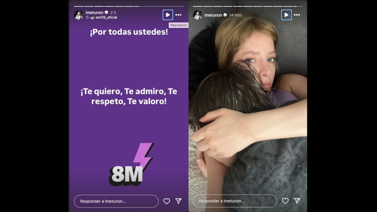 Imelda Tuñón asiste a Marcha 8M en Ciudad de México a una semana de que le regresaran a su hijo