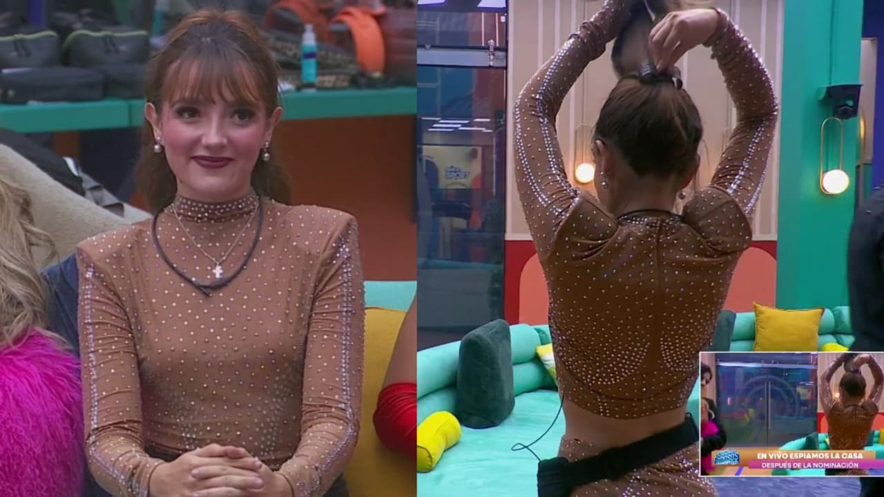 Elaine Haro usó su conjunto al revés en La Casa de los Famosos México 2025