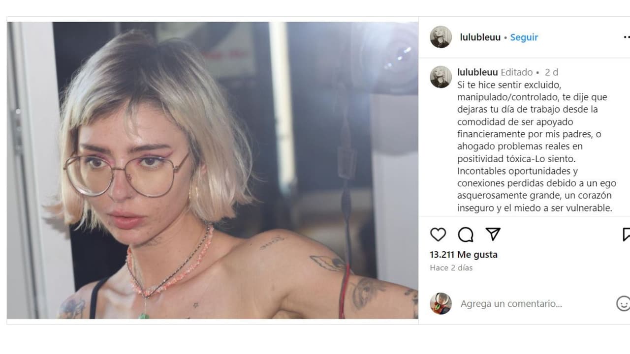 Este es el último mensaje de Lucy-Bleu.