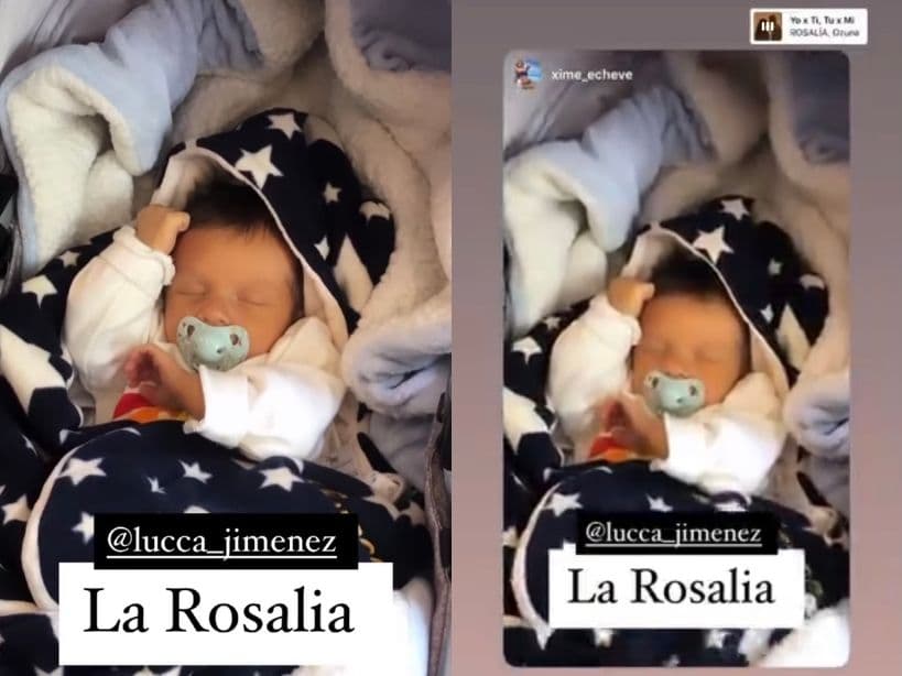 Mariana Echeverría muestra cómo duerme su hijo Lucca y provoca risas al compararlo con Rosalía