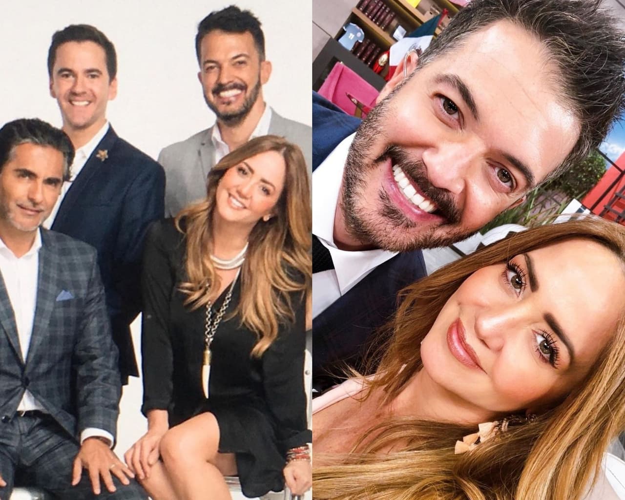 Andrea Legarreta y Fernando del Solar compartieron la conducción del programa Hoy durante unos meses.