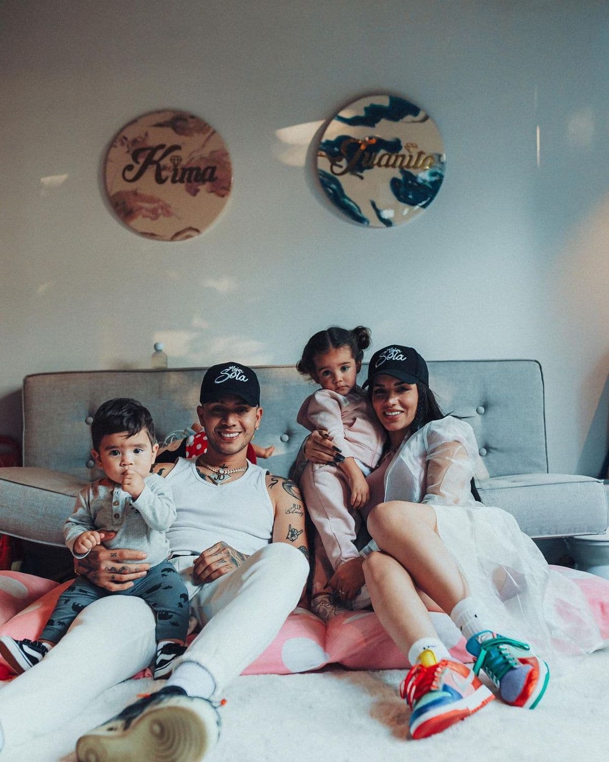 Así de grandes lucen Kima (3 años) y Juanito (1 año), los hijos de Kimberly Loaiza y JD Pantoja