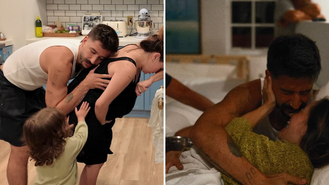 Camilo y Evaluna revelan video del parto de su hija Amaranto.