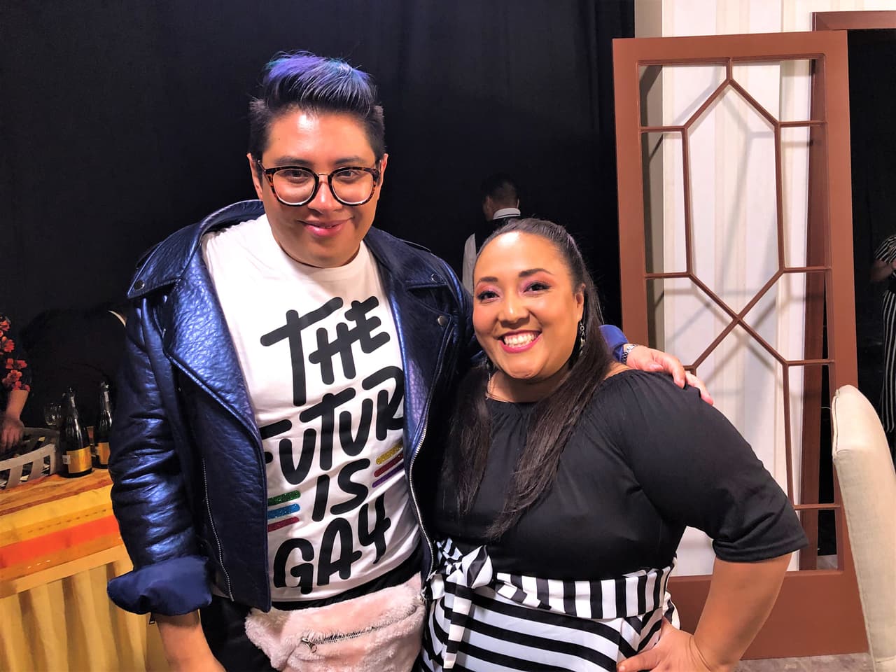 También estuvieron presentes Michelle Rodríguez de 40 y 20 y Manu NNa, quien condujo un Facebook Live en vivo para Las Estrellas