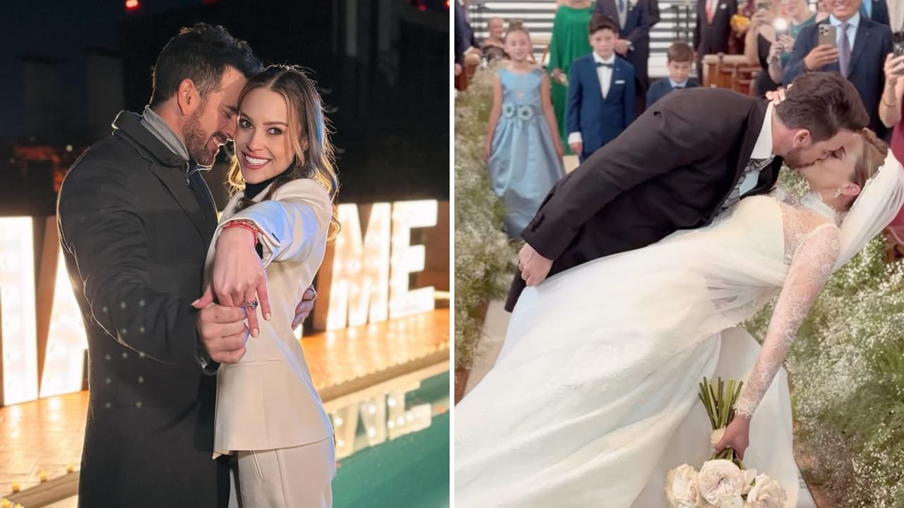 Mane de la Parra se casa con la actriz Ligia Uriarte: publica las primeras fotos de la boda religiosa