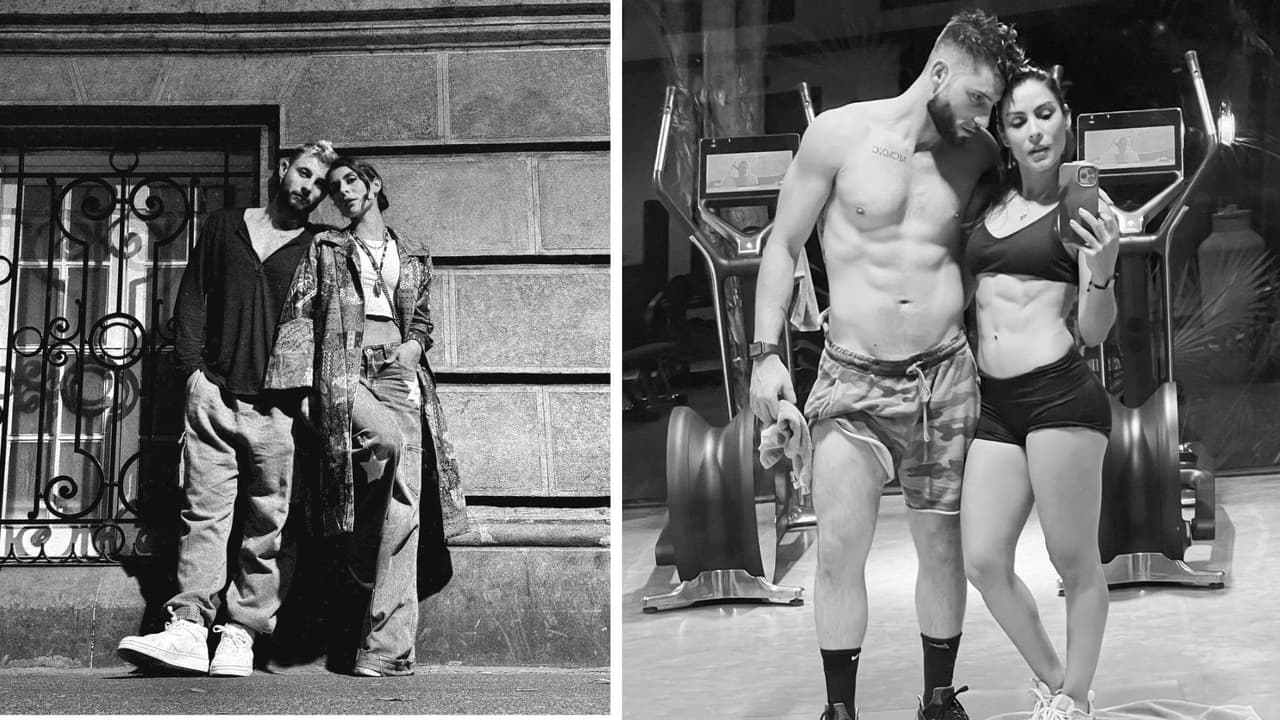 Por primera vez, María León compartió imágenes inéditas junto a su novio, el bailarín Allen Genkin