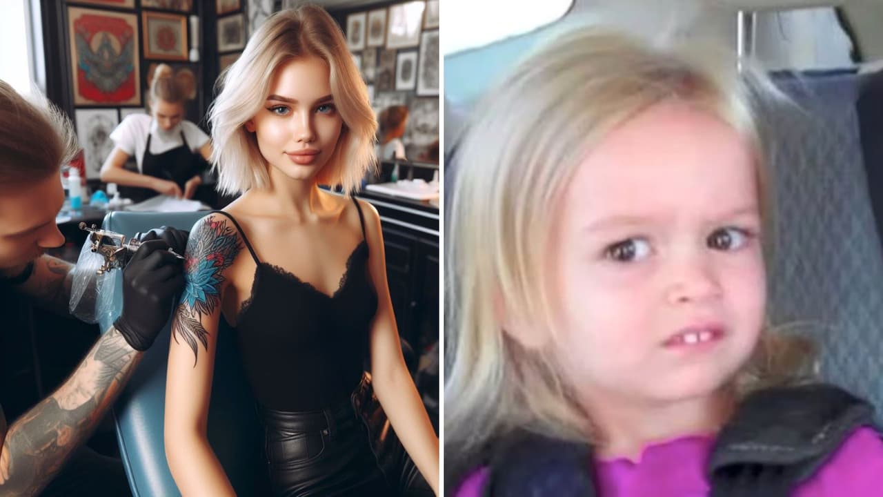 Mujer se tatúa su propia cara en el brazo y recibe duras críticas: “El narcisismo a la máxima potencia”