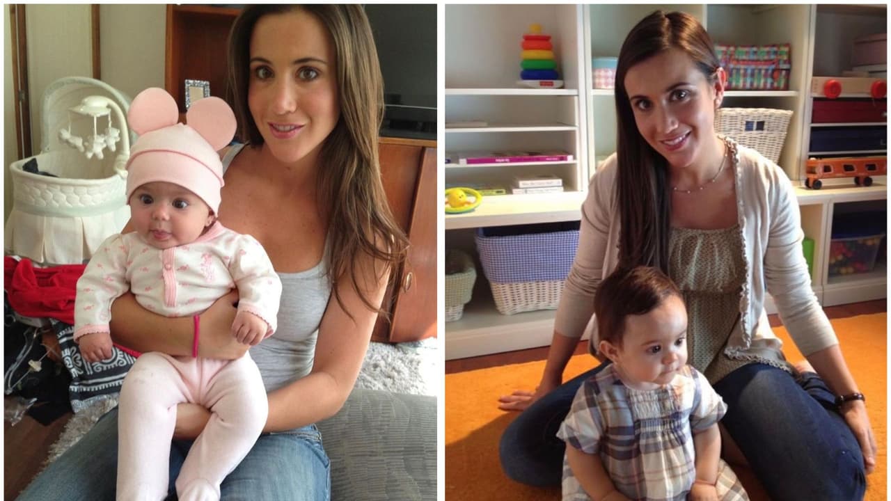 Mariazel junto a su hija Laia