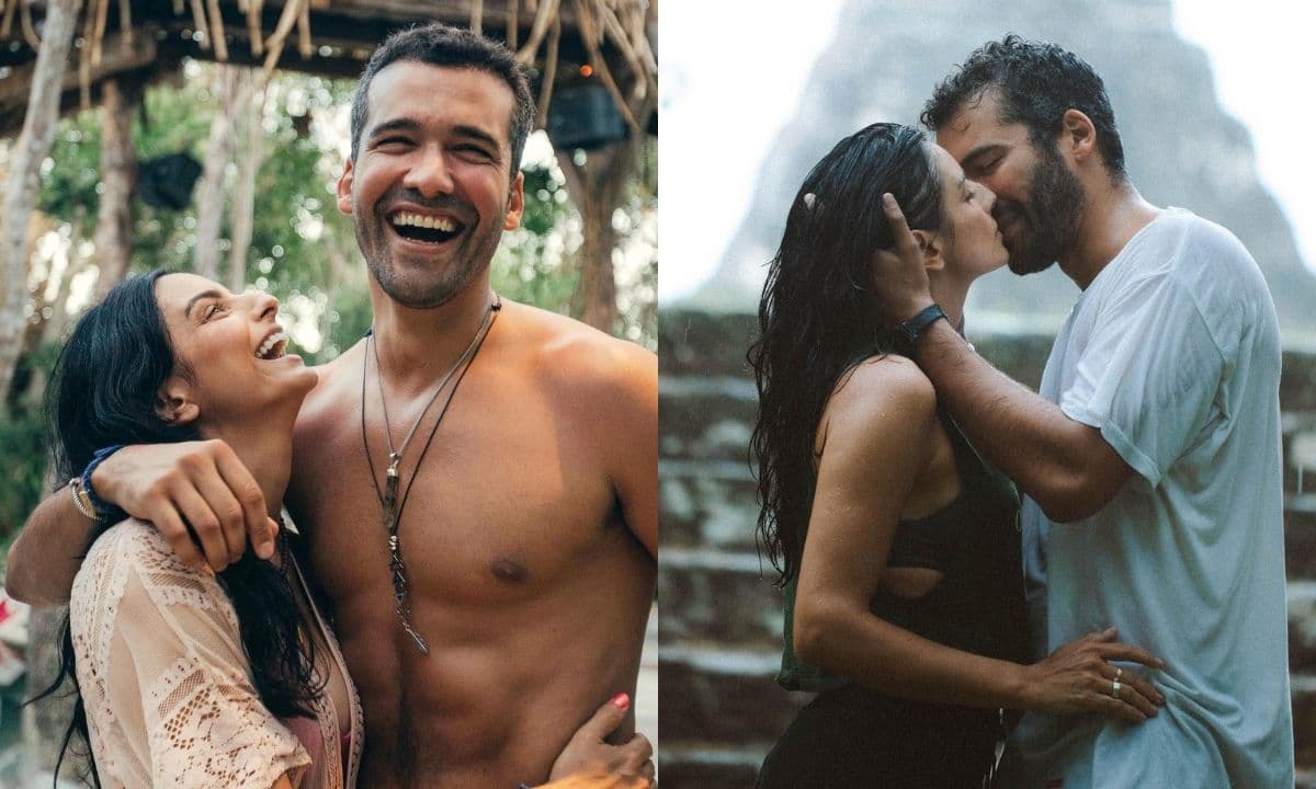 La actriz y Jonathan Kubben mostraron videos de sus exóticas vacaciones