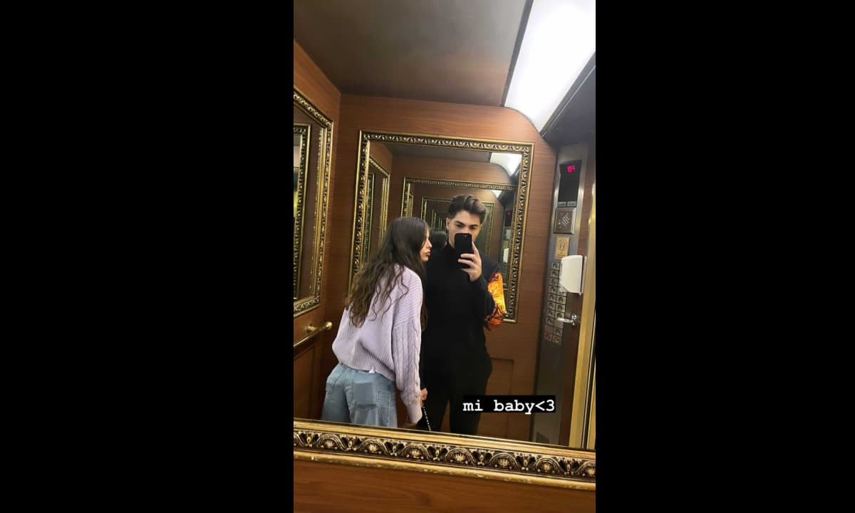 La jovne compartió la imagen en redes sociales