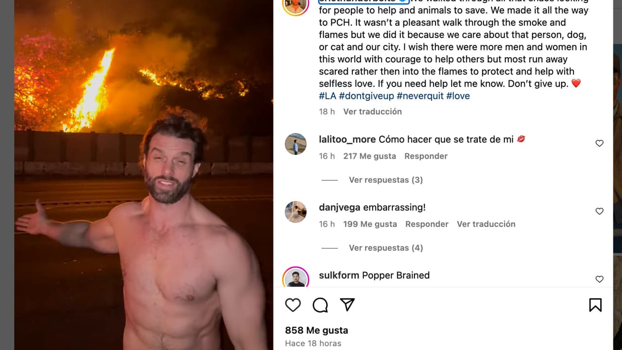 Eric Funderwhite se defiende las críticas.