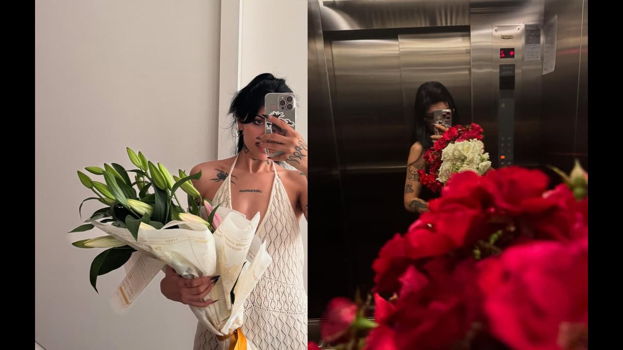 Cazzu presume grandes ramos de flores y desata rumores de nuevo romance