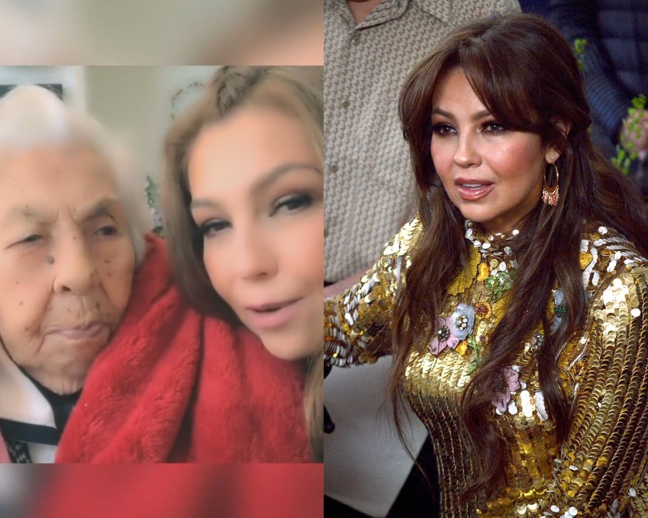 Thalía despidió a su abuela Eva Mange con una emotiva publicación.