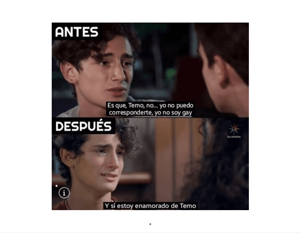 ¡Está enamorado de Temo!