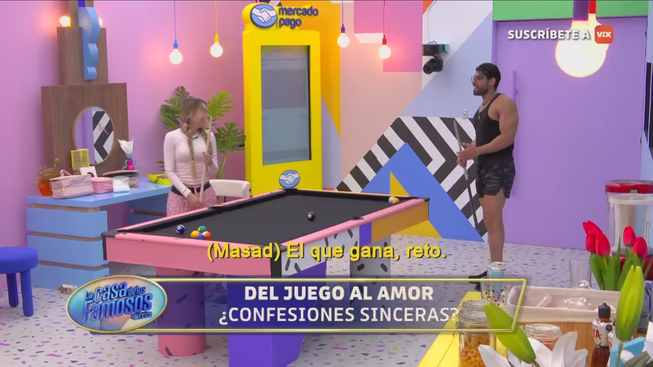 Brianda admite que está 'enamorada' de Masad en La Casa de los Famosos México 2026