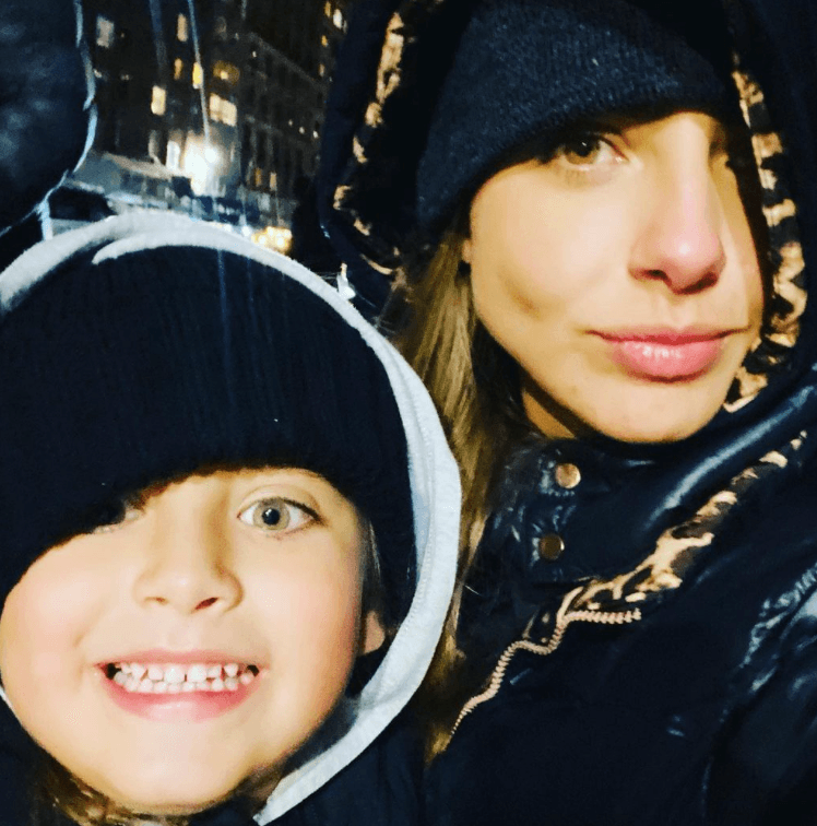 Es así como Michelle Renaud pasó unos días con su pequeño antes de las fiestas navideñas.