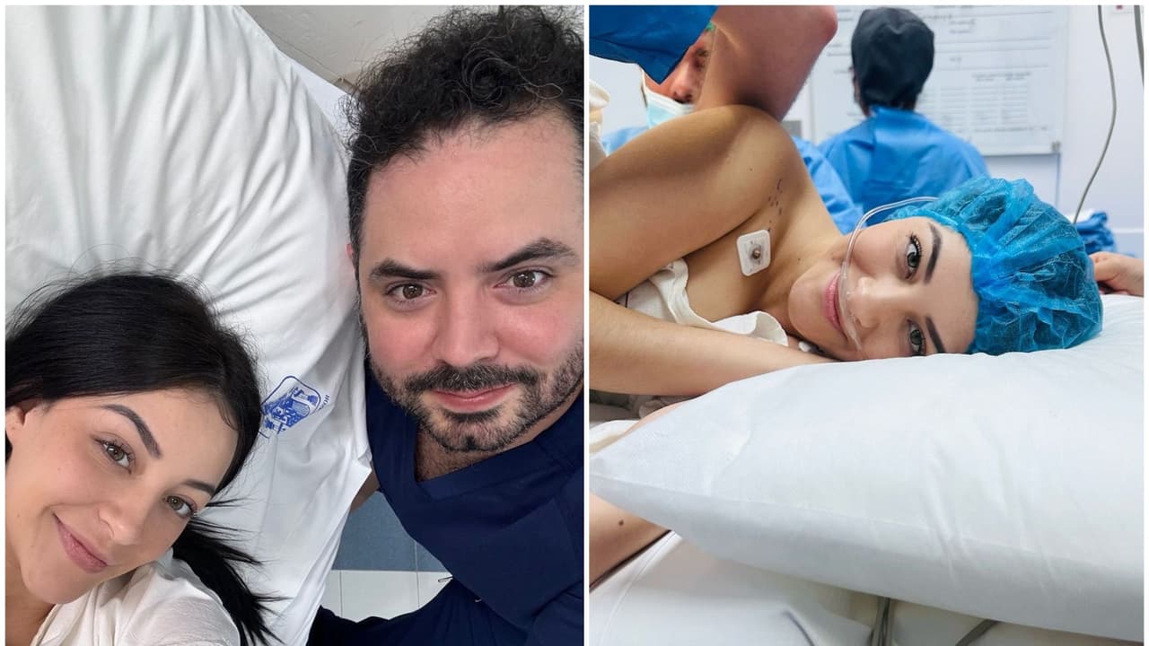 Novia de José Eduardo Derbez revela si se comerá la placenta y cómo se siente tras la cesárea