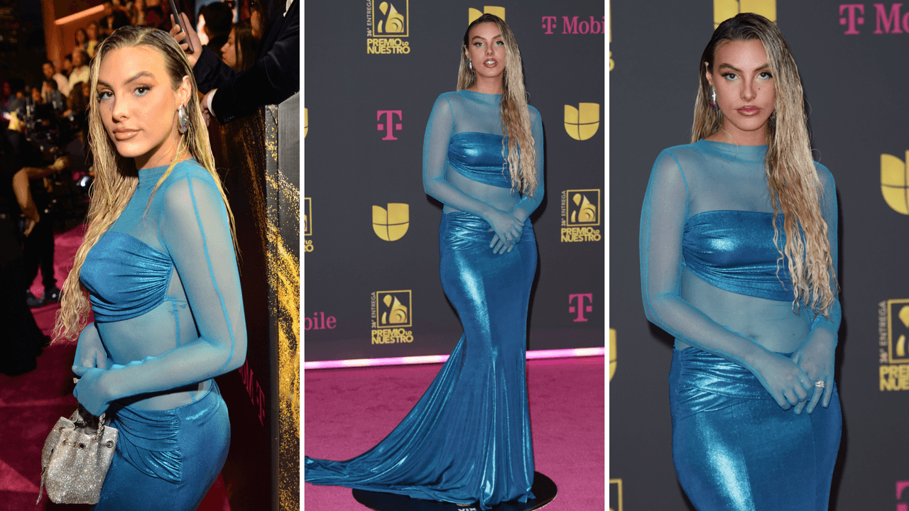 Lele Pons en la alfombra magenta de Premio Lo Nuestro 2024.