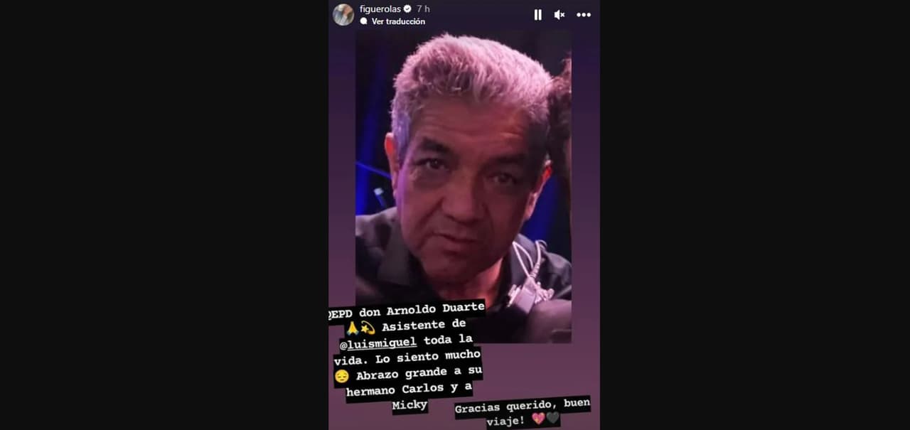Despiden al amigo de Luis Miguel con emotivo mensaje