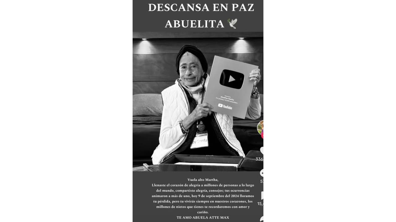 Muere 'Abuelita Martha'.