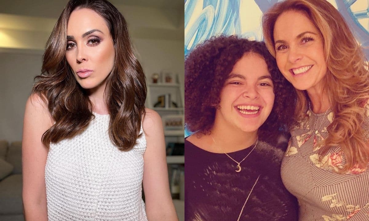 La conductora compartió una imagen en la que aparece su esposo y Mijares