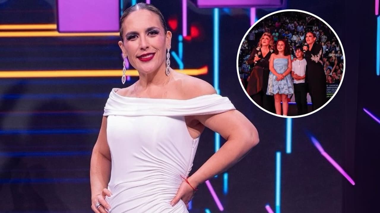 Angélica Vale revela con quién se quedan sus hijos cuando ella graba ‘Juego de voces’