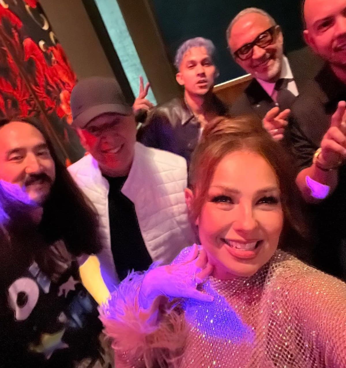 Thalía celebró su cumpleaños en uno de los restaurantes más exclusivos de Miami