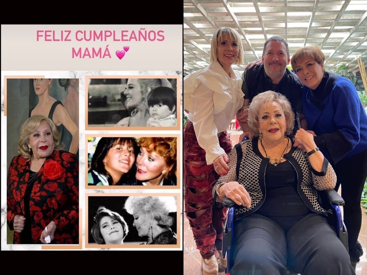 Silvia Pinal celebra 90 años con íntima fiesta y en medio de entrañables felicitaciones de sus hijos.