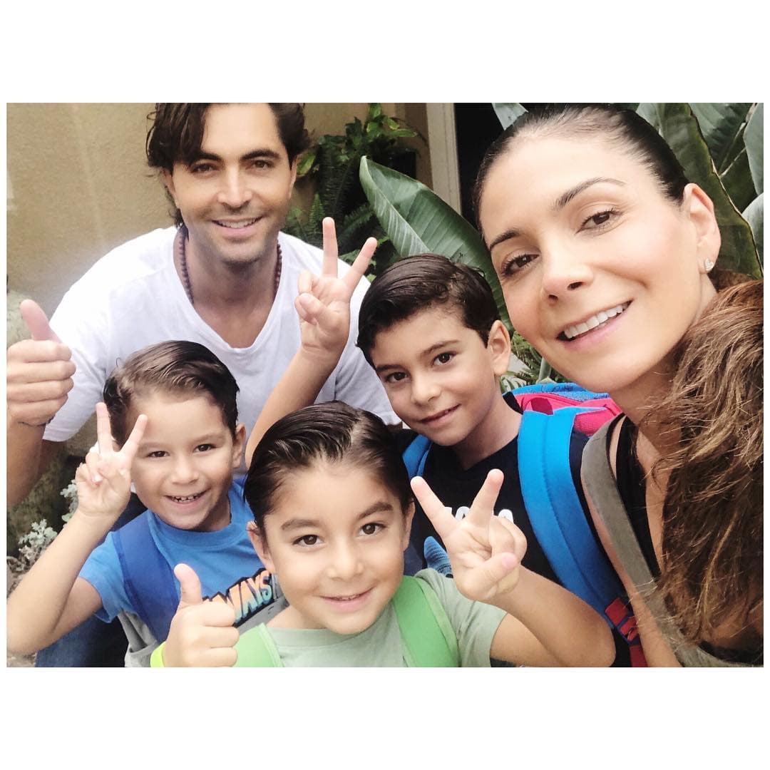 Paty Manterola presume a su familia a través de las redes sociales