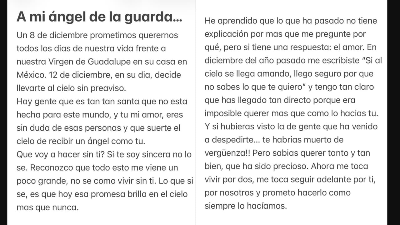 La influencer española Manuela Ochoa anuncia la muerte de su prometido
<br>