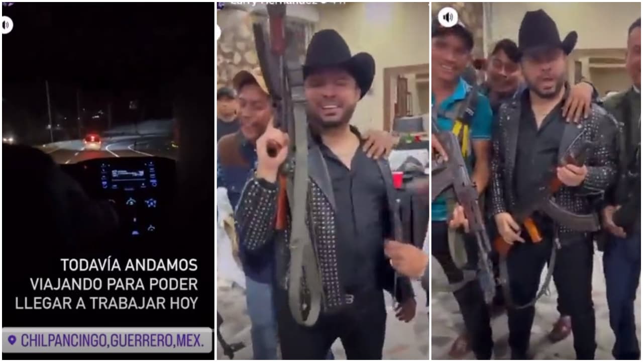 Larry Hernández porta un arma de alto calibre