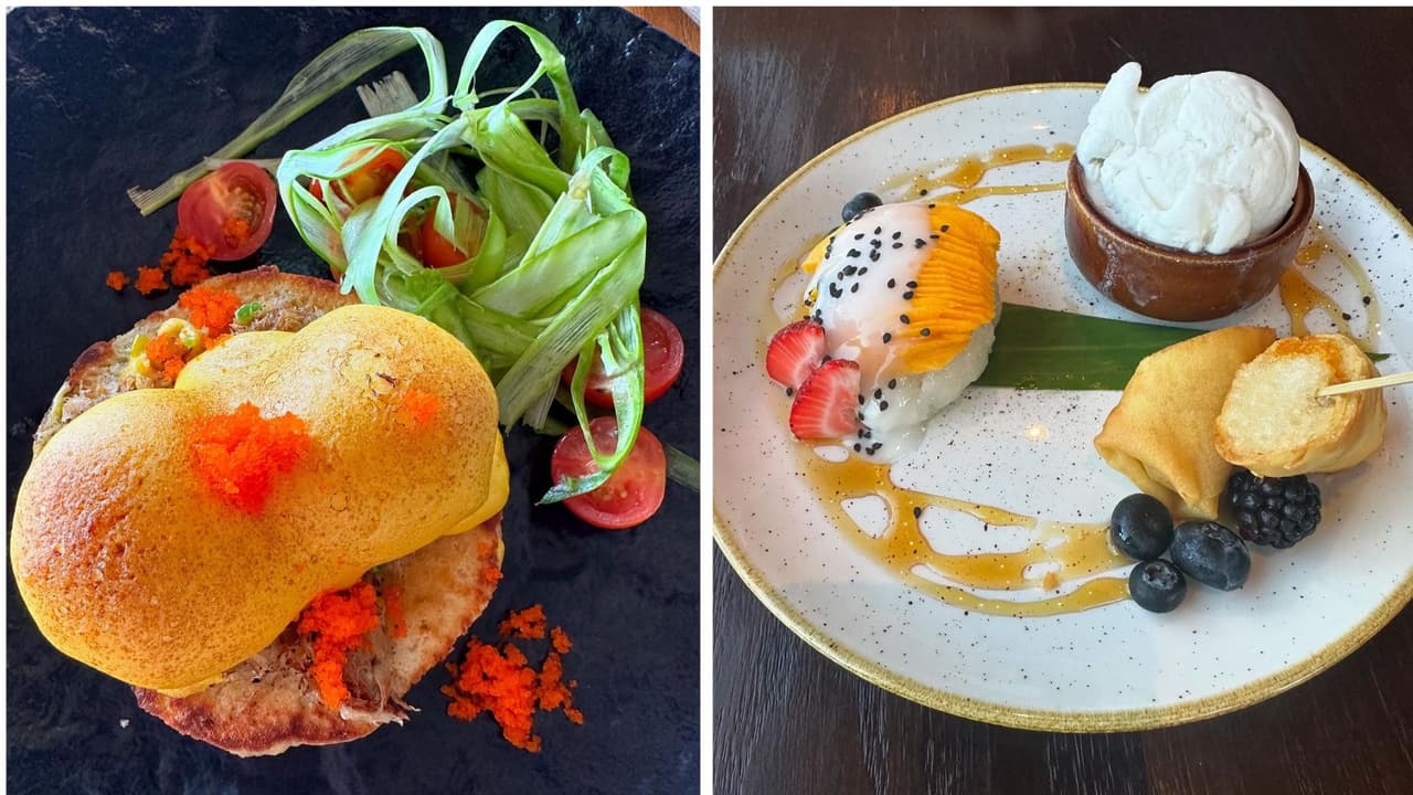 Sandra Echeverría compartió algunos de los platillos que degustaron en sus vacaciones