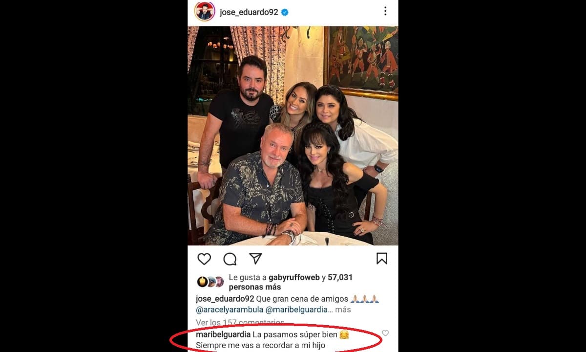 La actriz le dedicó un conmovedor mensaje a José Eduardo Derbez