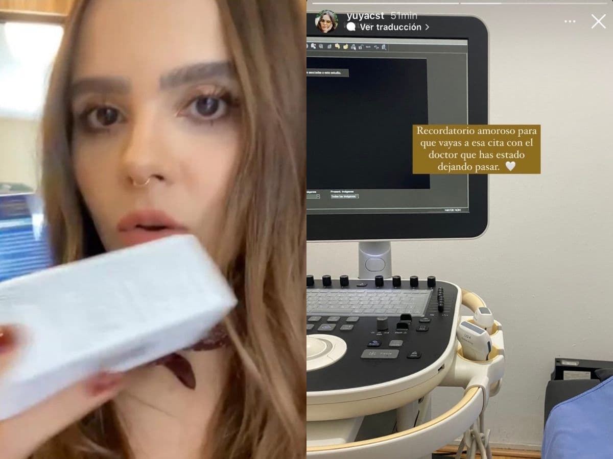 Yuya explica la razón de su visita al médico.