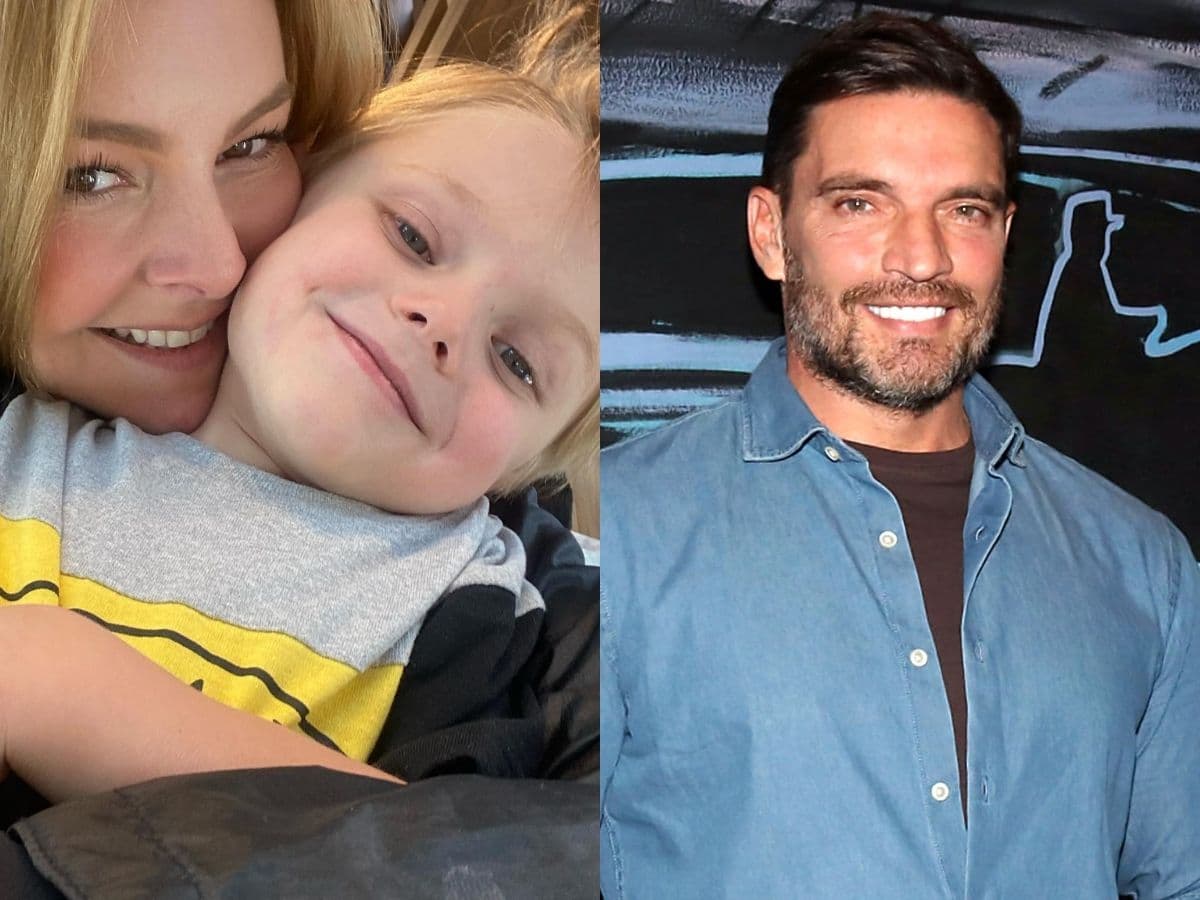 Marjorie de Sousa debutó como mamá al lado de Julián Gil.