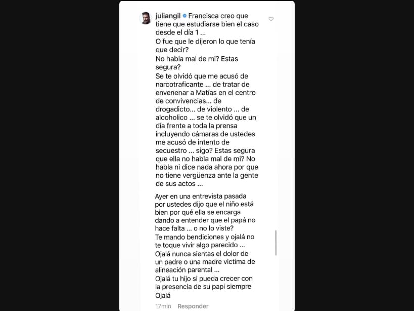 Julián Gil arremete contra conductora de Despierta América.