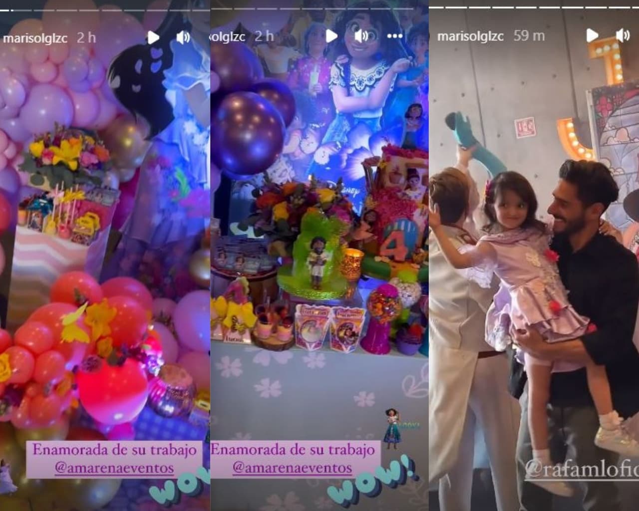 Marisol González presume fiesta de su hija Luciana.