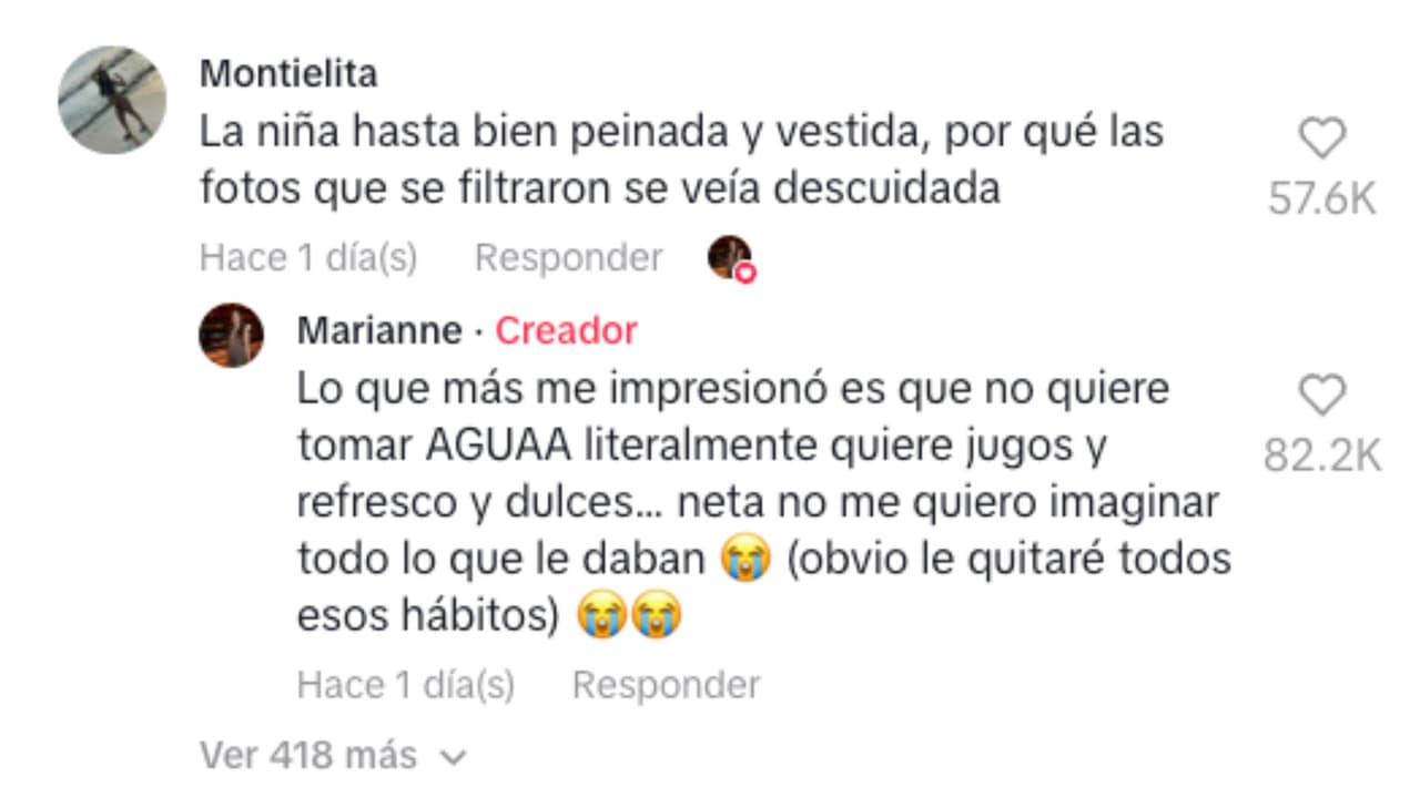 Marianne Gonzaga revela supuestos malos cuidados que tuvo su hija Emma durante su ausencia
