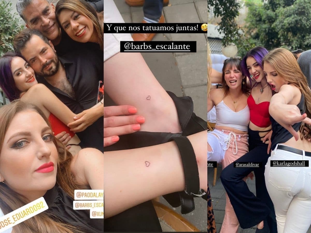 Paola Dalay y Bárbara Escalante acabaron con rumores de rivalidad al tatuarse juntas.