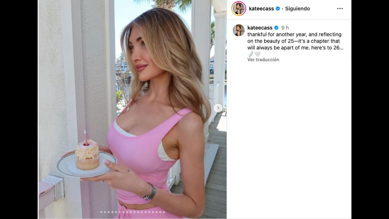 Kate Cassidy, quien fuera novia de Liam Payne, cumple 26 años