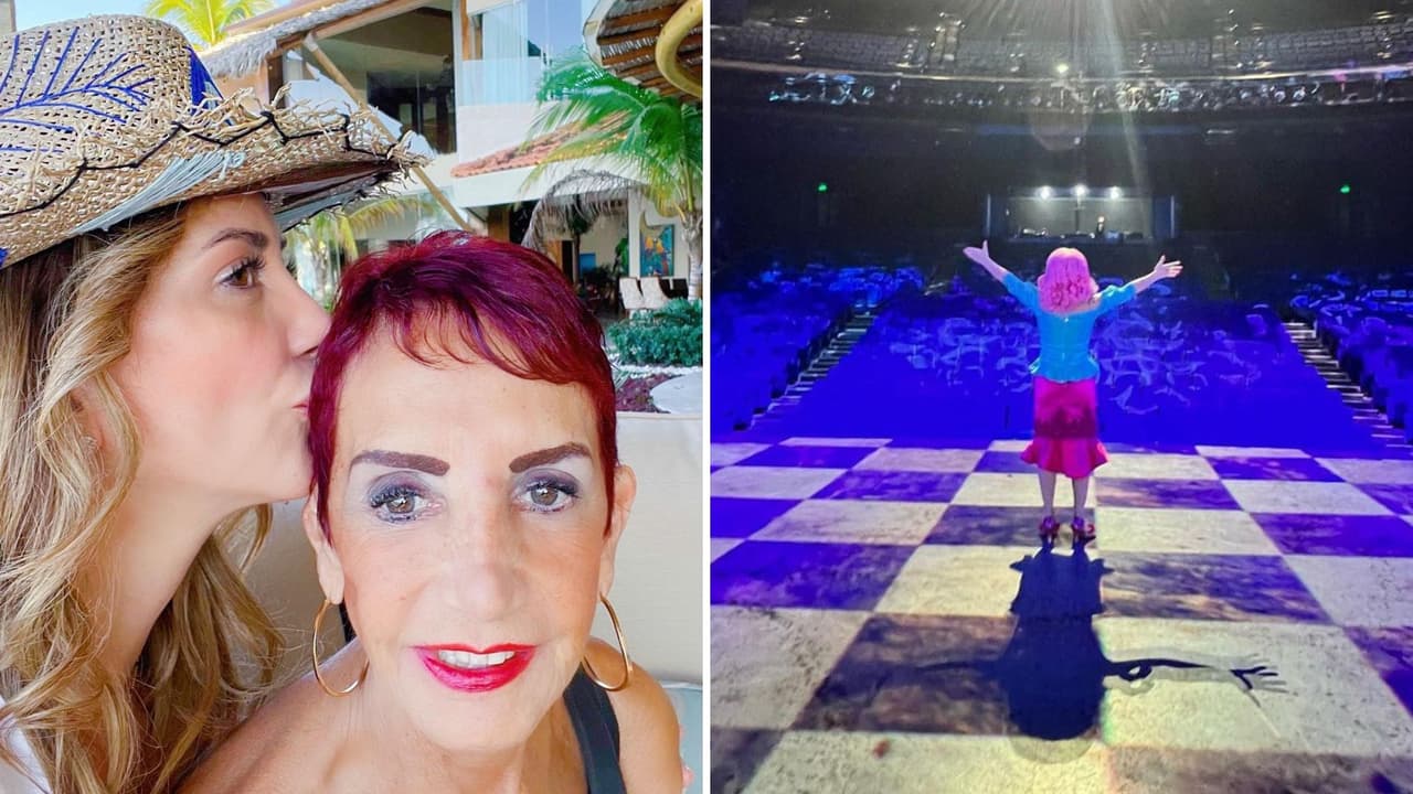 “Va por ti”: Andrea Legarreta vuelve al teatro y comparte la última foto junto a su fallecida mamá