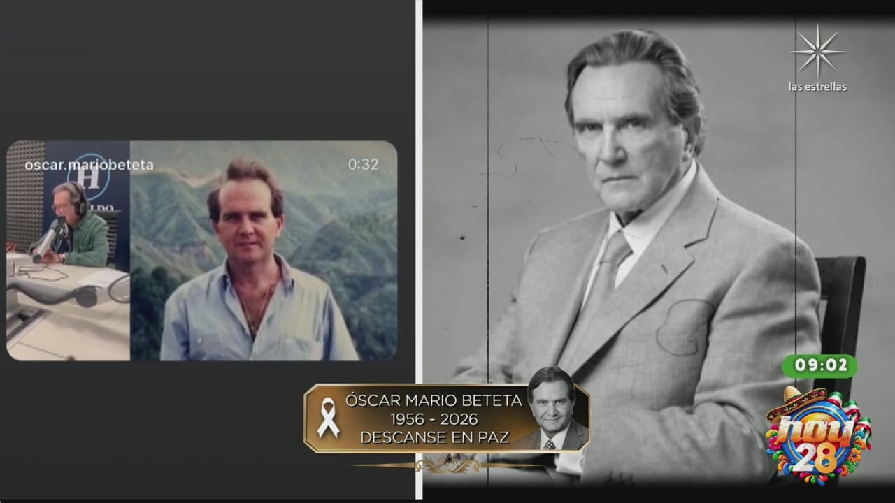 Muere periodista Óscar Mario Beteta.
