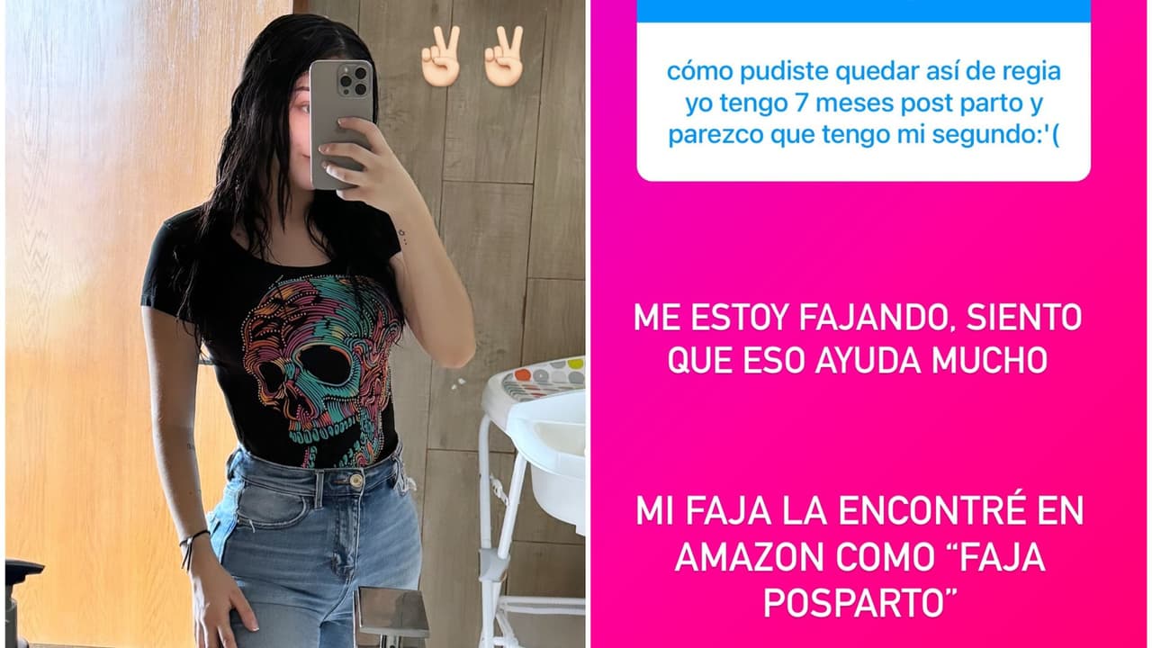 Novia de José Eduardo Derbez comparte cómo ha recuperado su figura tras la cesárea