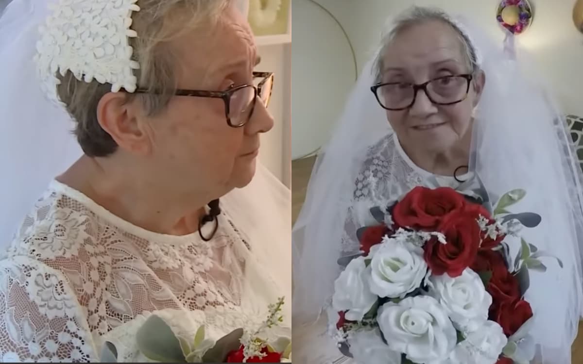 Dorothy Fideli se casó con ella misma a los 77 años por amor propio